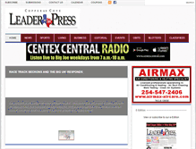 Tablet Screenshot of coveleaderpress.com